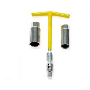 Peraline Cl&eacute; Clef &agrave; bougie articul&eacute;e avec douilles 16mm et 21mm