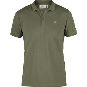 Fjällräven Övik Polo Shirt M Green T-shirts Homme