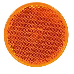 Image de Spotlight Catadioptre rond orange diamètre 60mm adhesif UNIVERSEL 488880