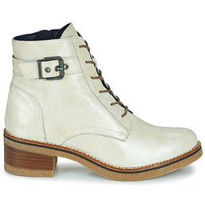 Dorking By Fluchos pour femme. Lucero Bottes en cuir blanc by