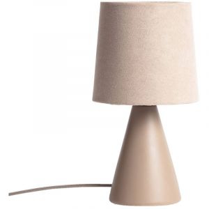 Sweeek - Lampe à poser céramique Alban marron ø 13cm