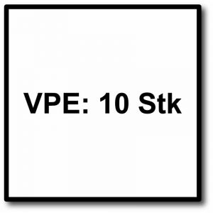 Fein Lame de scie E-Cut Long Life Starlock Max longue durée, taille fine, 10 pièces 90 x 32 mm BI-Metall (63502224240 )