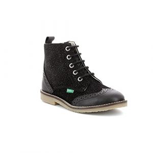 Kickers Tyrol, Bottillons Fille, Noir, 36