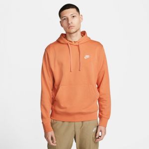 Nike Sweat Capuche - M Nsw Club Hoodie Po Ft - Orange Homme S