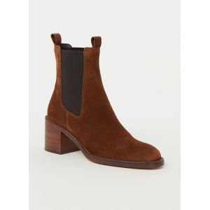 Jonak Bottines Bertille en croûte de cuir Marron - Couleur Marron - Taille 36
