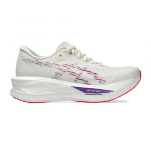 Asics Sonicblast Chaussure De Running Sans Stabilisateurs Femmes - Cr&egrave;me, Bleu, Pointure 41.5