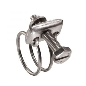 Spido 2 colliers double fil inox 17x20