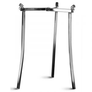 Briebe LEGL5 Trépied Support pour Brûleur à Gaz, Robuste pour Brûleurs à Paella 35 à 70 cm Inox