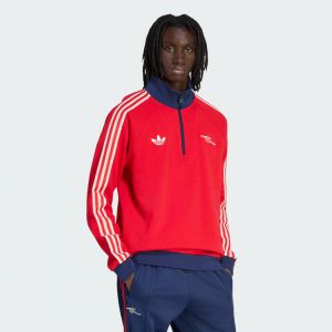 Adidas Arsenal Track Top Og Half Zip - Rouge, pointure Small - ['Rouge'] - Taille Small
