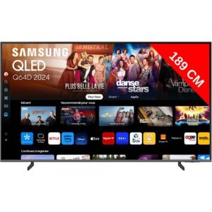 Samsung TQ75Q64D - TV QLED 4K UHD HDR - 189 cm