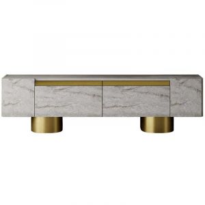 UB DESIGN Asir Group Llc - Meuble tv en aggloméré et métal Bohem