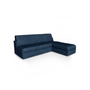 Menzzo Canapé Dangle Convertible Express Avec Matelas Intégré Et Coffre Pronto Velours Bleu Comparer Avec Touslesprixcom