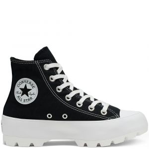 Converse Chuck Taylor All Star Lugged Femmes Noir Hi Basket-UK 7 / EU 40