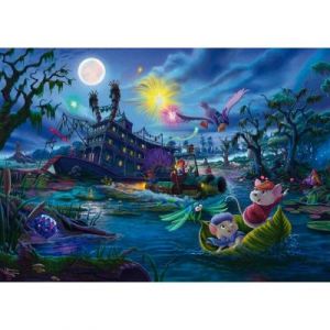Schmidt Spiele 58046 Disney, Les Sauveteurs, Thomas Kinkade, Puzzle 1000 pièces