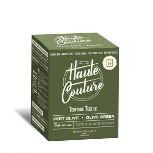 Teinture textile Haute Couture vert olive - Haute Couture - Mondial Tissus