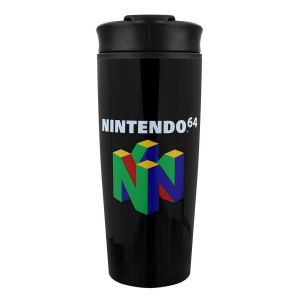 Nintendo MTM25365 Mug de Voyage en métal 15oz / 425ml 64