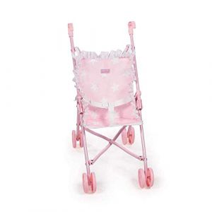 La nina Petite Poussette Carlota Rose,Blanc