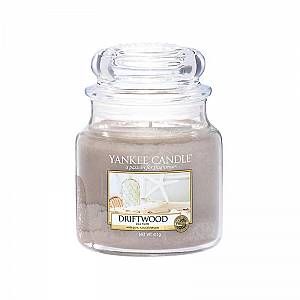 Image de Yankee Candle Bois Flotté - Moyenne jarre - beige