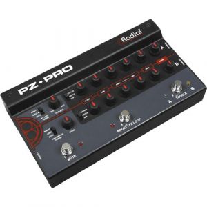 Radial PZ-PRO - Préampli / DI instrument acoustique 2 voies + micro 48V