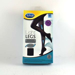 Image de Scholl Light Legs - Collants de maintien 20 deniers couleur noire taille XL