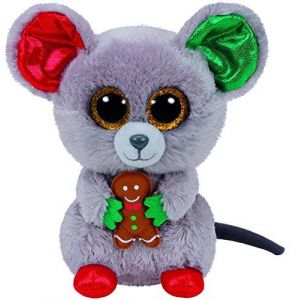 Ty Beanie Boo Plush - Mac The Mouse 15cm (Christmas Exclusive)