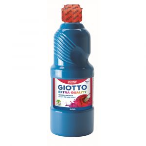 FILA Peinture Gouache pour loisirs créatifs GIOTTO Flacon 500ml Cyan