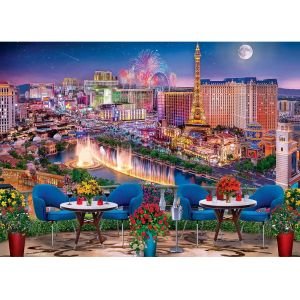 Master pieces Puzzle Colorscapes - Las Vegas