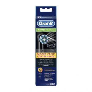 Oral-B Tête de brosse électrique EB50 CrossAction Black Edition 5 unités