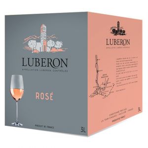 AOP Lub&eacute;ron, Ros&eacute; - Cubi de 3 Litres