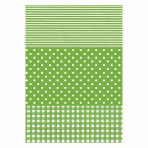 Image de decopatch Papier 30 x 40cm patchwork vert