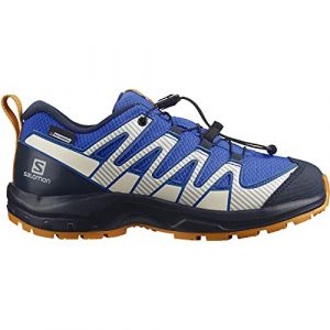 Image de Salomon XA Pro V8 CSWP Junior - Chaussures de trail taille 33, noir/bleu/gris