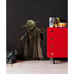 Image de Komar Sticker décoratif Star Wars Maître Yoda, brun, 70 cm x 100 cm