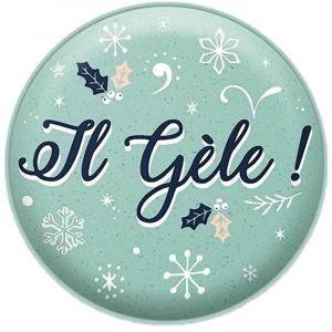 Sud trading Chaufferette de poche en Pvc - Diamètre 9 cm - Il gèle