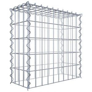 Gabion sur toile type 3 50 cm x 50 cm x 20 cm (L x H x P), maille 5 cm x 10 cm, spirale