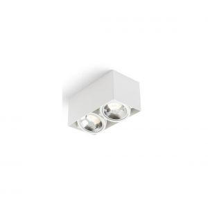 Red Plafonnier James 2x15W LED Blanc
