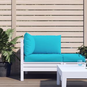 VidaXL Coussins de palette 3 pcs turquoise tissu Oxford - Turquoise