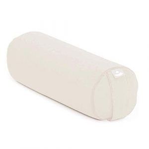 Bodhi Yoga Mini-Bolster (rund), Nackenrolle, ECO, Buchweizenschalen Natur