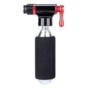 SNQ - Pro Bike Tool Gonfleur de CO2 rapide et facile – Compatible avec les valves Presta et Schrader – Pompe à pneu de vélo pour vélo de route et vtt