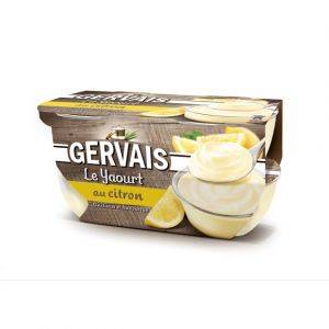 Danone Gervais - Yaourts aromatis&eacute;s au citron - Les 4 pots de 115g