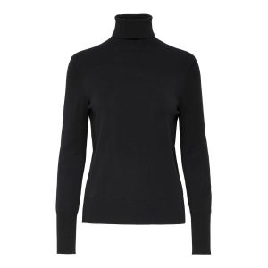 Only NOS Onlvenice L/s Rollneck Pullover KNT Noos Pull à col roulé, Noir Black, Large Femme