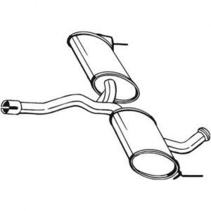 Bosal Silencieux Interm&eacute;diaire 200-731