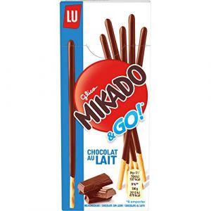 Image de Miele MIKADO Pocket - Biscuit Chocolat au Lait - Format Pocket pratique à emporter - Présentoir de 24 paquets x 39 g