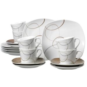 Image de Ritzenhoff & Breker 595192 - Service à café 18 pièces Alina en porcelaine