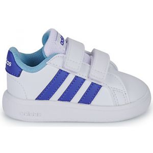 Adidas Baskets basses enfant GRAND COURT 2.0 CF - Couleur 20,22,23,24,25,26,27,23 1/2,25 1/2,26 1/2 - Taille Blanc