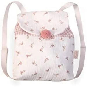 Sac à Dos Fille - ANTONIO JUAN - Fleurs et Vichy - Toile - Rose