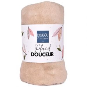 Doudou et Compagnie Plaid Douceur - Beige