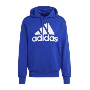 Image de Adidas Sweat-shirt à capuche en molleton Essentials Big Logo Bleu, pointure X-Large - Bleu - Taille X-Large