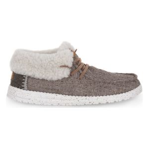 Dude Hey Femme Fold Stitch Cozy Ankle Boot, Walnut, 37 EU