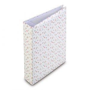 Hama Album Photo à pochette "Floral" (200 photos 10x15cm, 100 pages, Format 19x25cm, Pochette pour CD, motif Fleurs) Multicolore