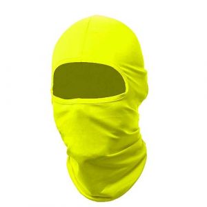 OcioDual Cagoule Echarpe de Ski Protection UV Jaune Fluo pour Sports de Plein Air Velo Moto Snowboard Cyclisme Alpinisme